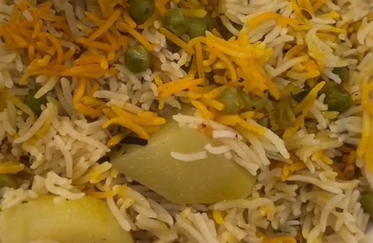 matar wale rice